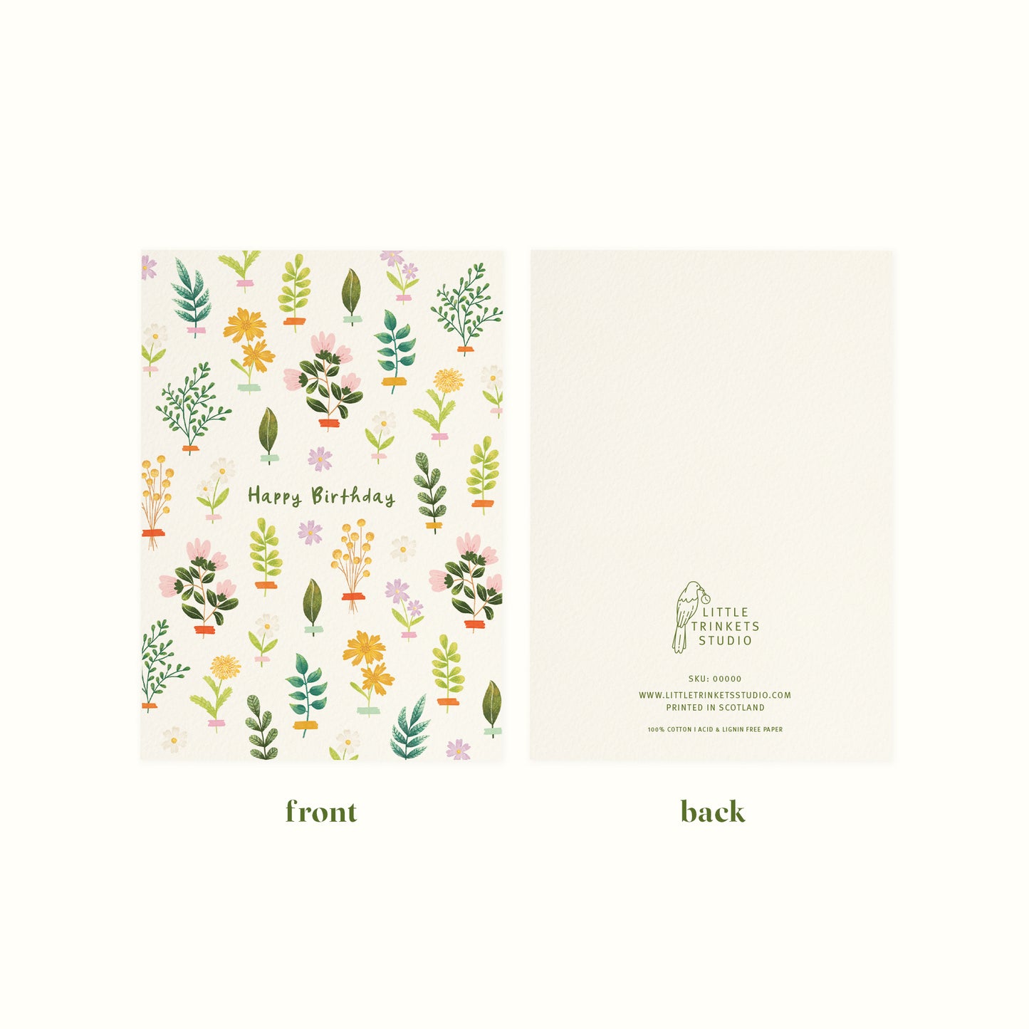 Floral Birthday Card