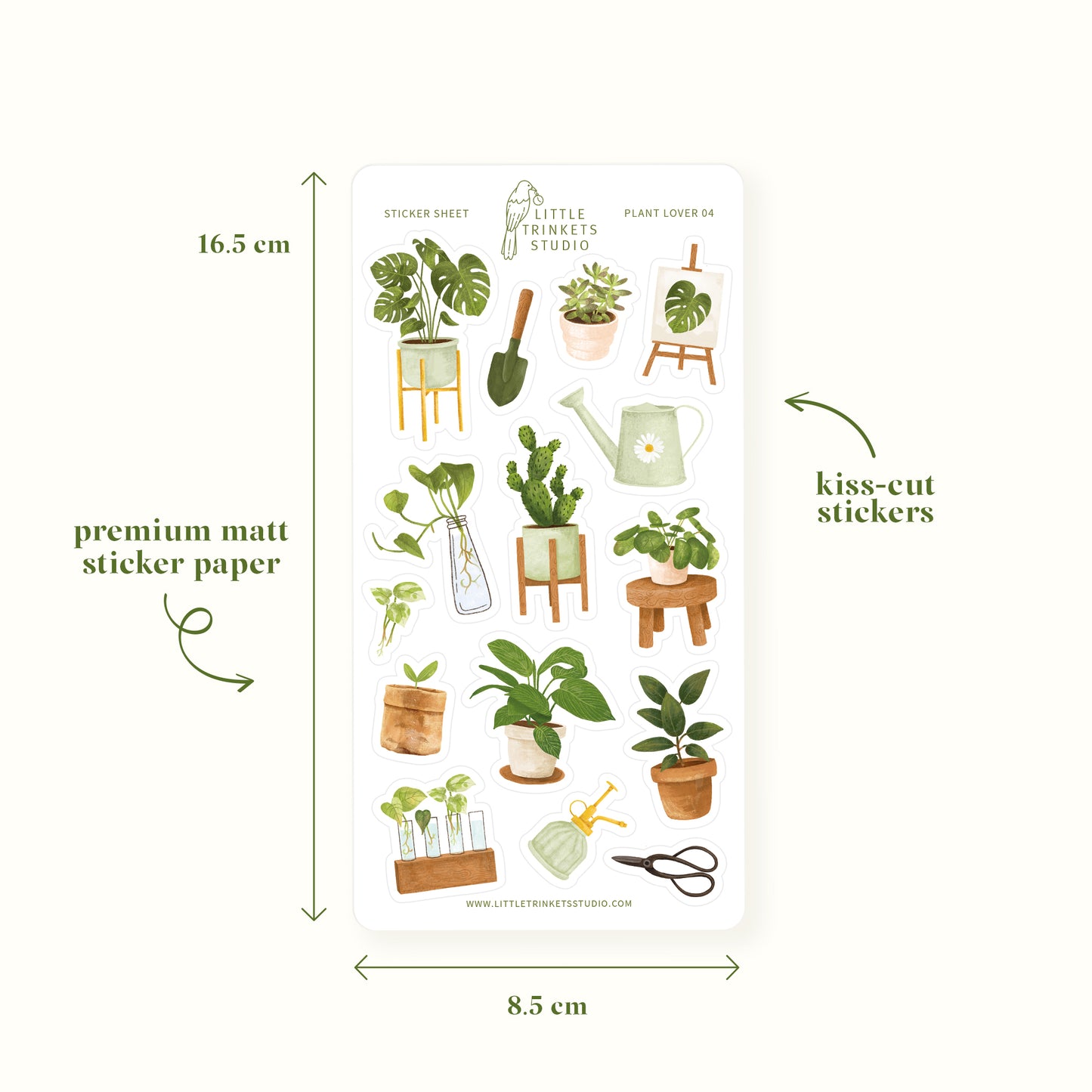Plant Lover Sticker Sheet