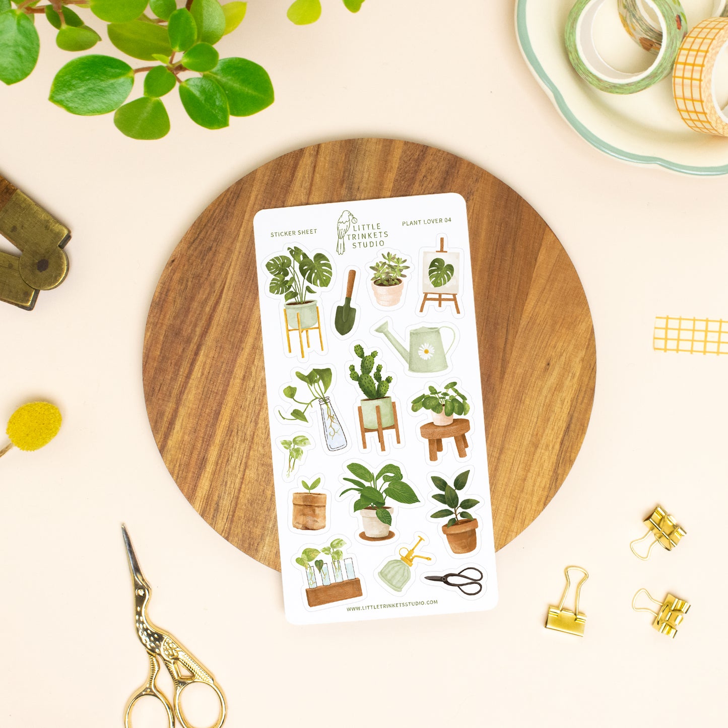 Plant Lover Sticker Sheet