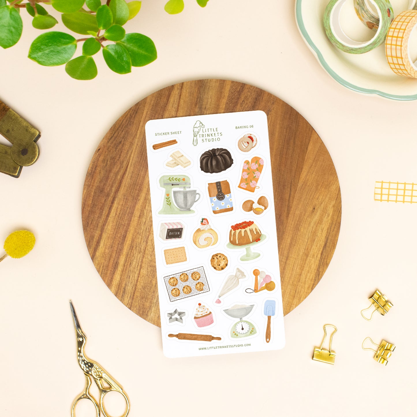Baking Sticker Sheet