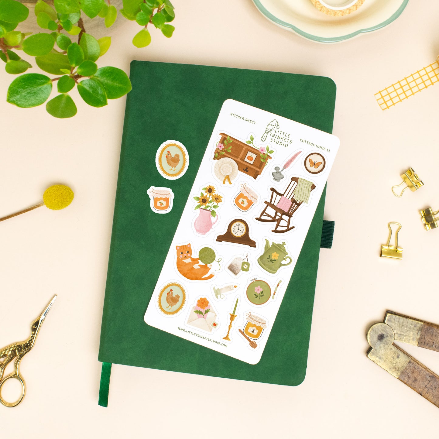 Cottage Home Sticker Sheet