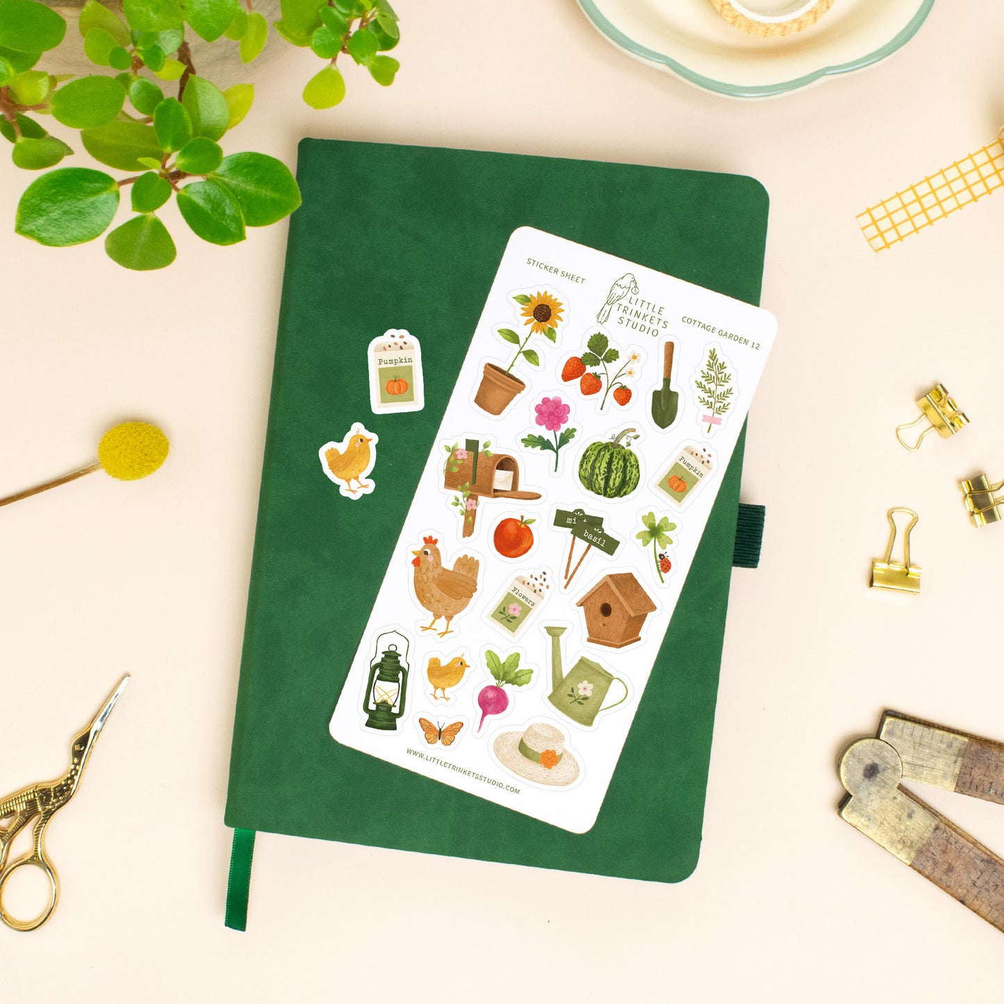 Cottage Garden Sticker Sheet