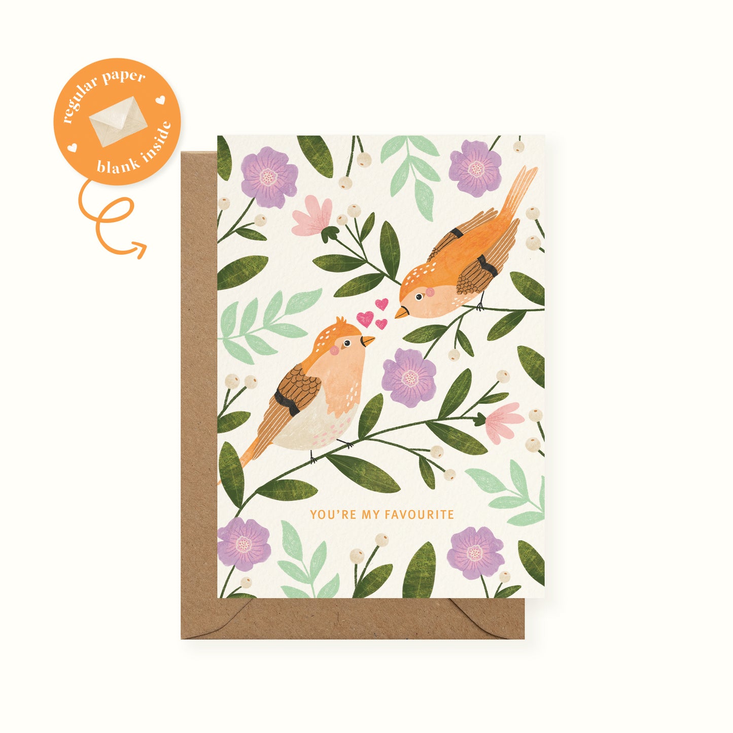 Love Birds Anniversary Card