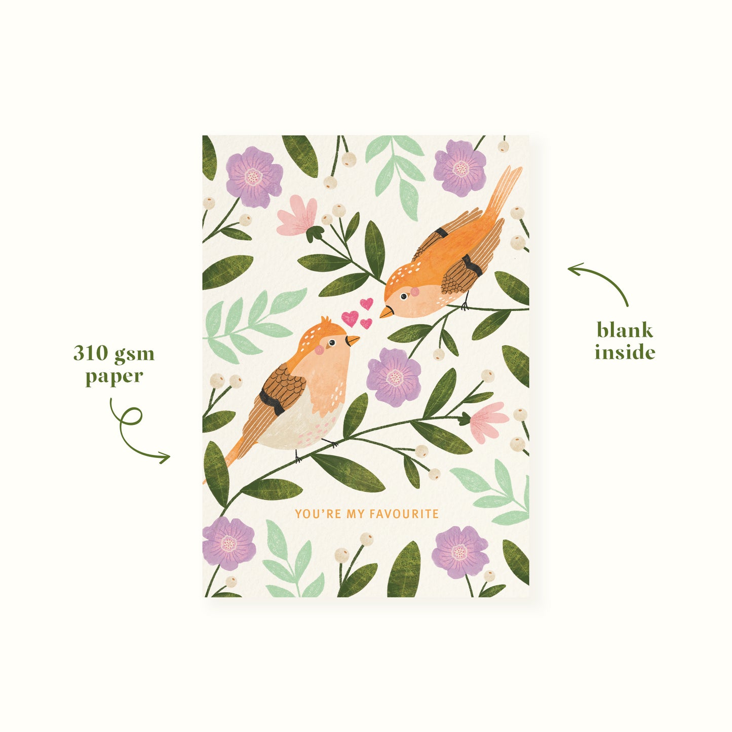 Love Birds Anniversary Card