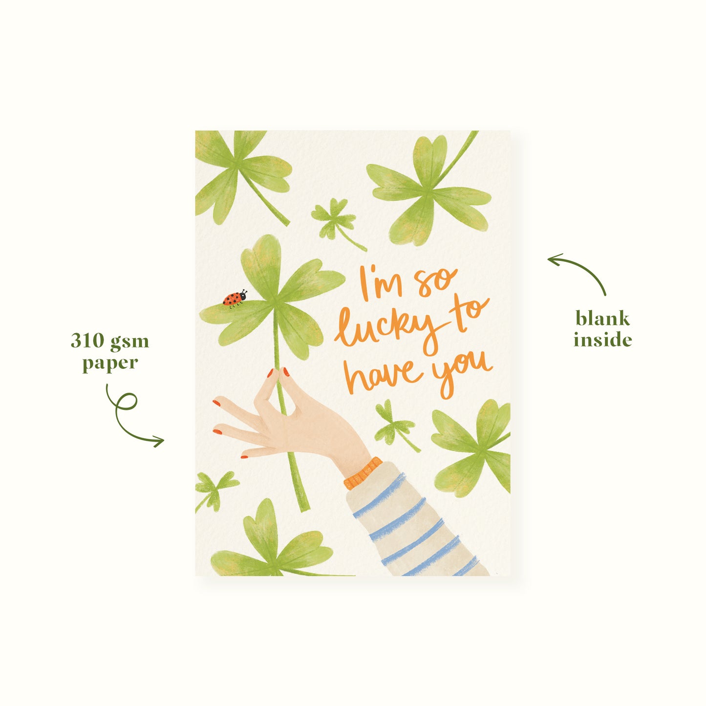Lucky To Have You Friendship Card