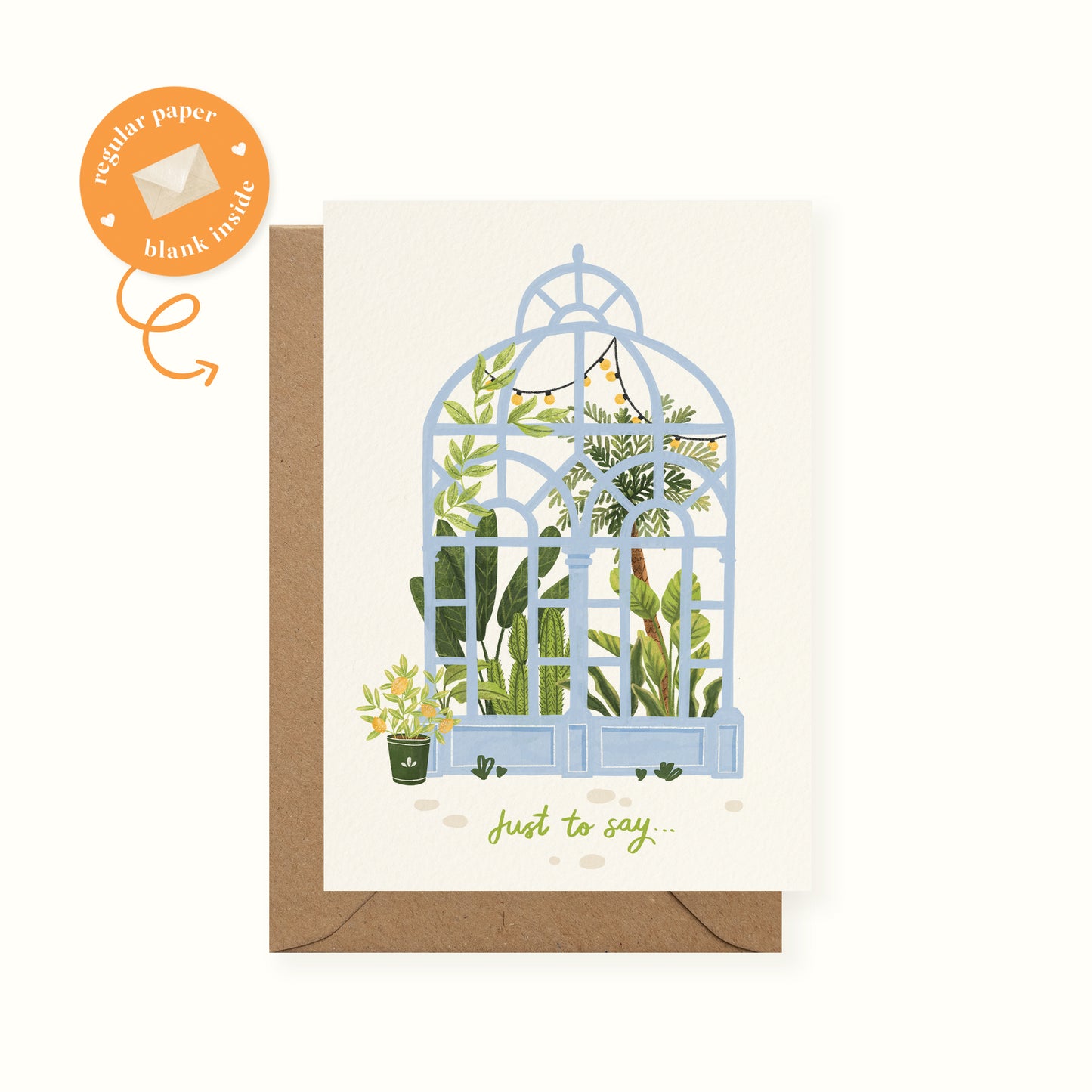 Just To Say Card