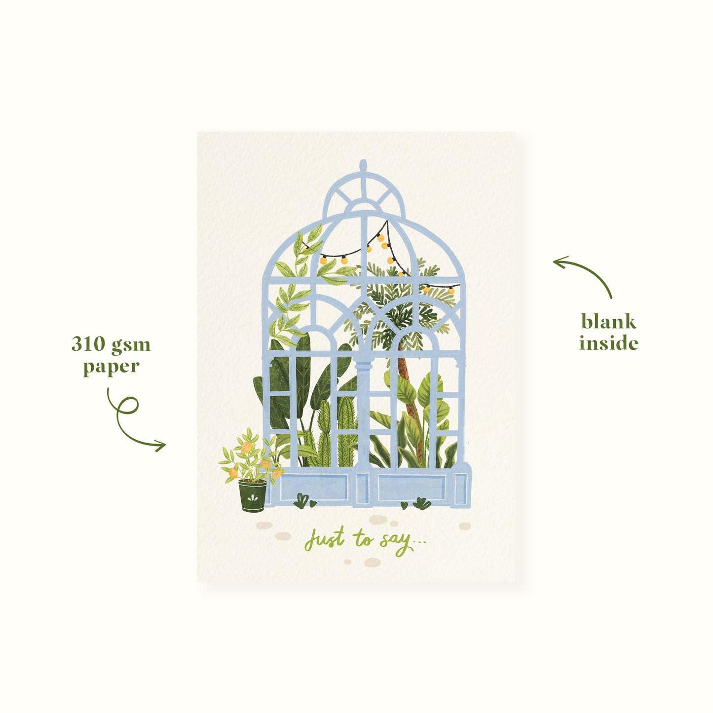 Just To Say Card