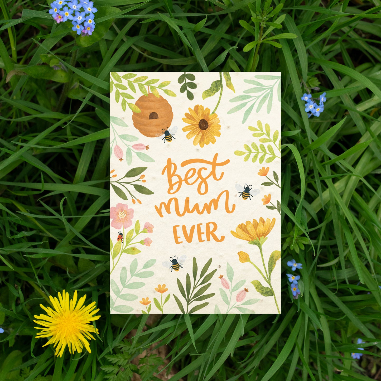 Best Mum Ever Plantable Mother's Day Card