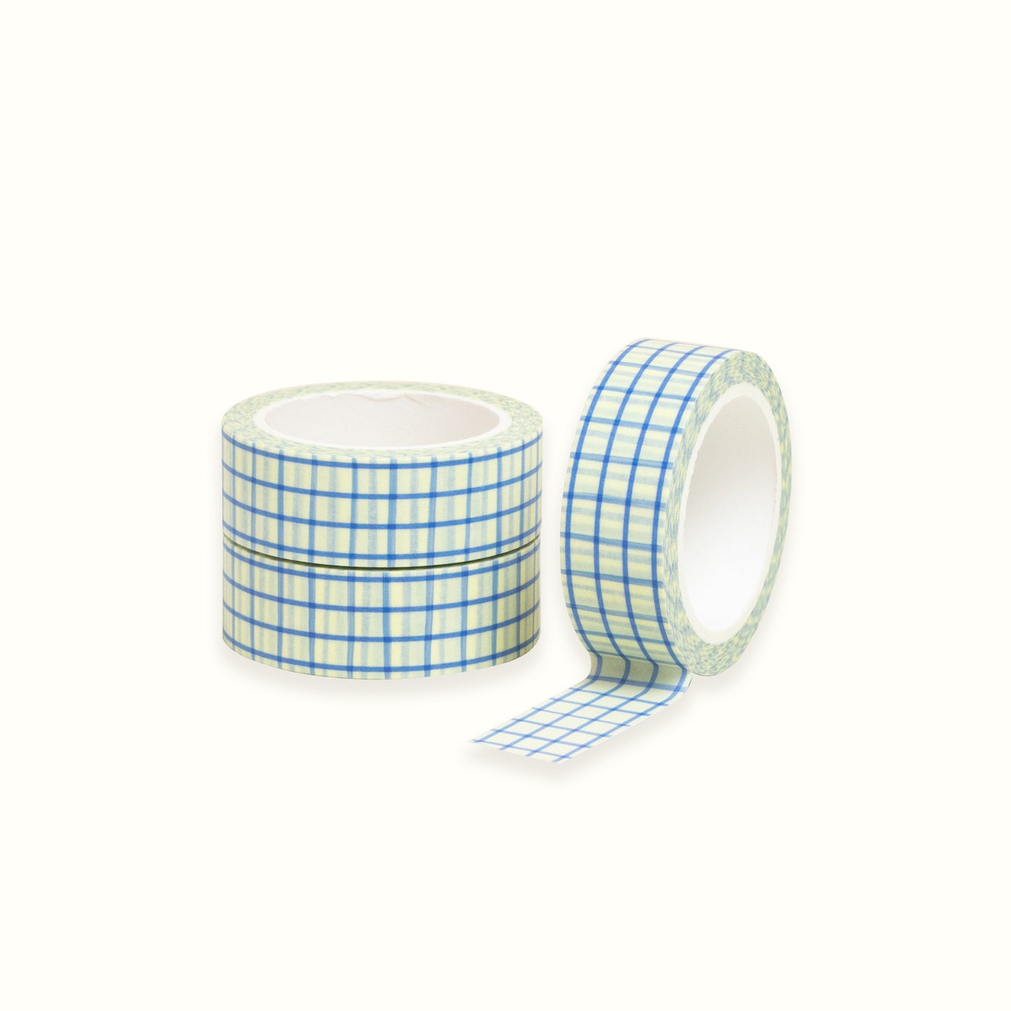 Blue Gingham Washi Tape