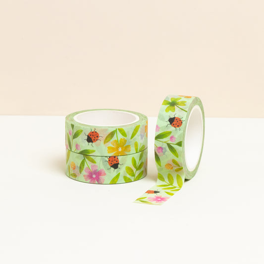 Summer Meadow ladybird washi tape