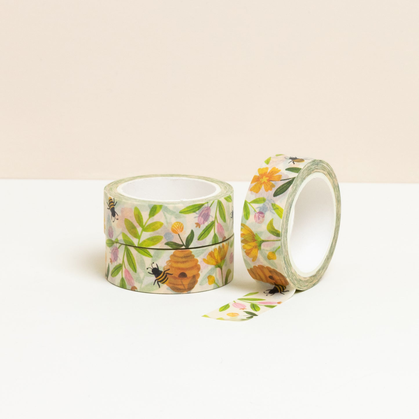 Busy Bee floral washi tape