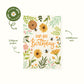 Eco-friendly Plantable birthday card with Bees and wildflowers