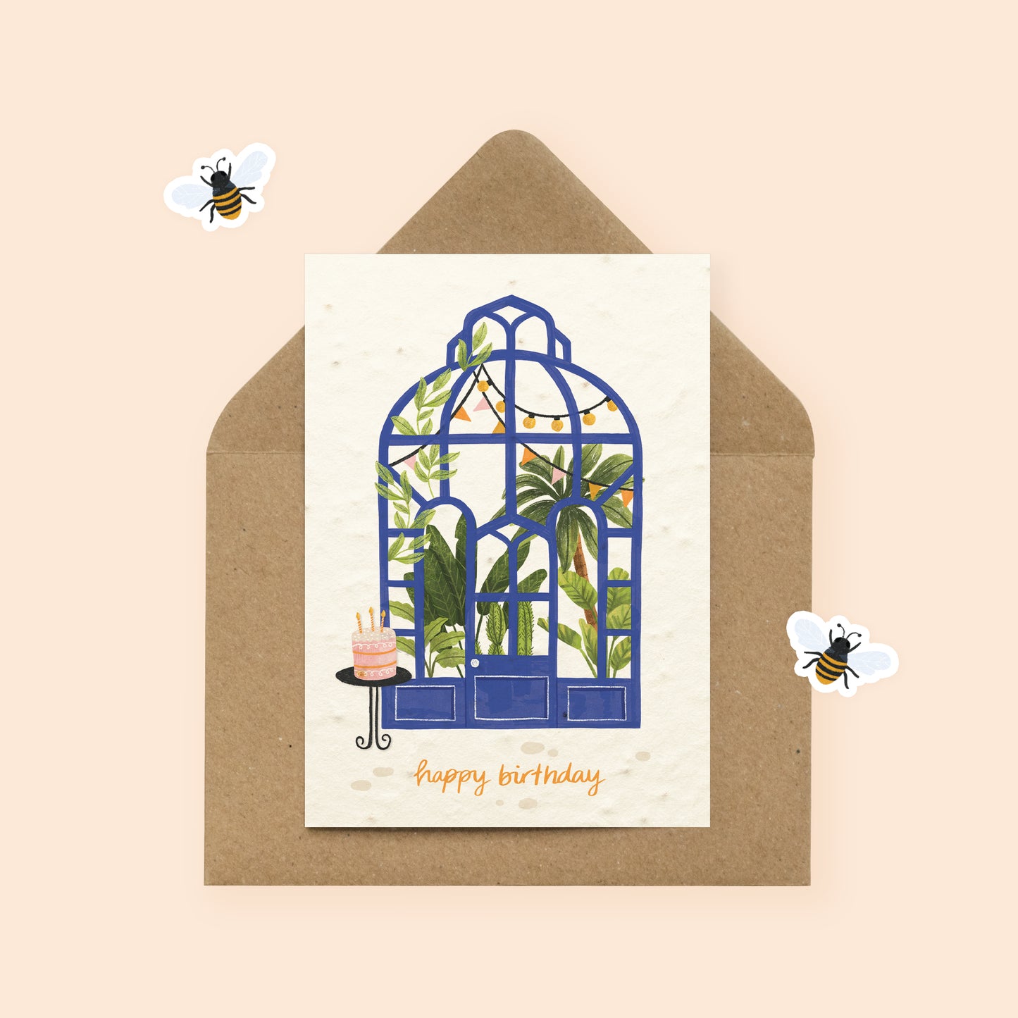 Green House Plantable Birthday Card