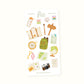 Travel sticker sheet kiss-cut stickers