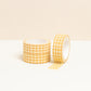 Orange gingham washi tape